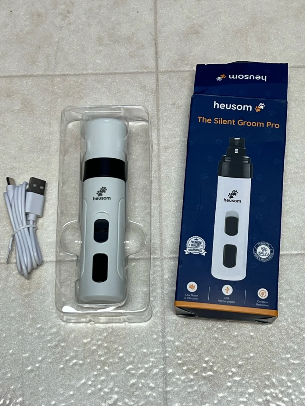 Heusom Silent Groom Pro Dog Nail Trimmer - Never Used